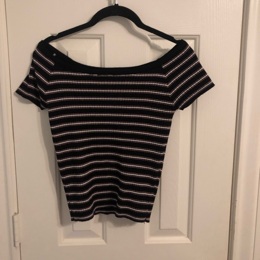 Off the shoulder sweater top